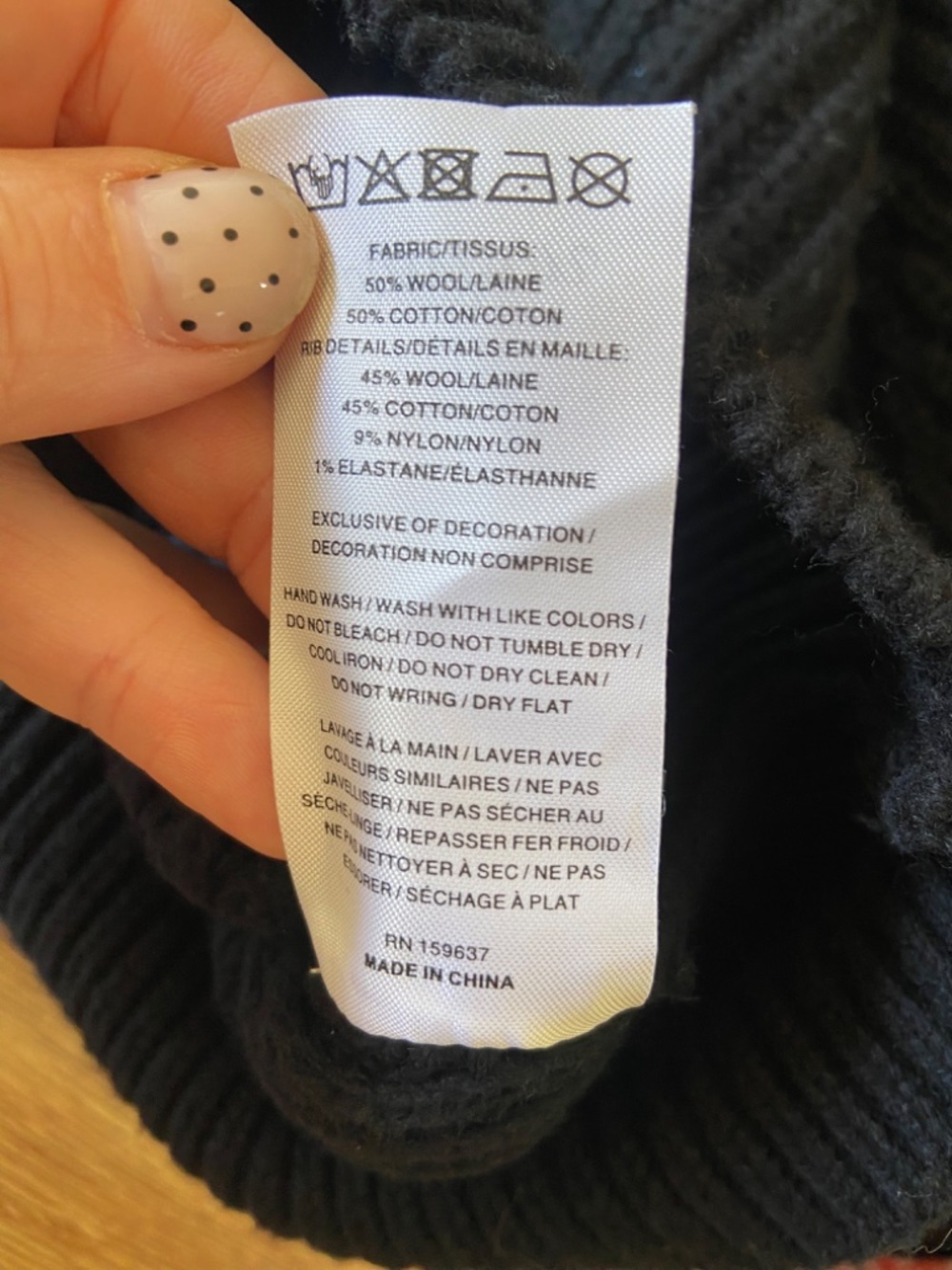Malbon Golf WOMENS Anais Half Zip-up Sweater BLACK quality + wool cotton M - Picture 5 of 6